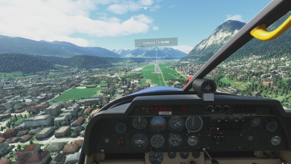 MSFS 2020 Landing at Innesbruck LOWI