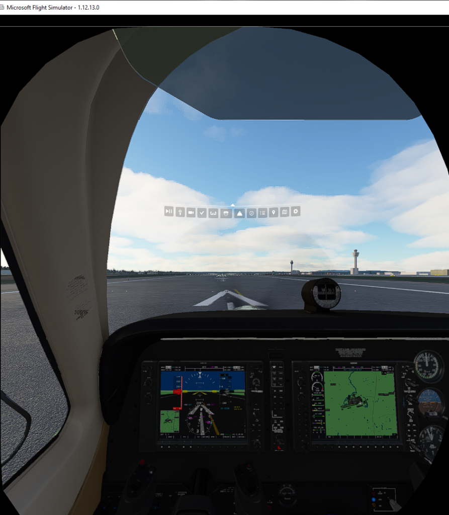 MSFS 2020 Normal 3D floating Menu In game