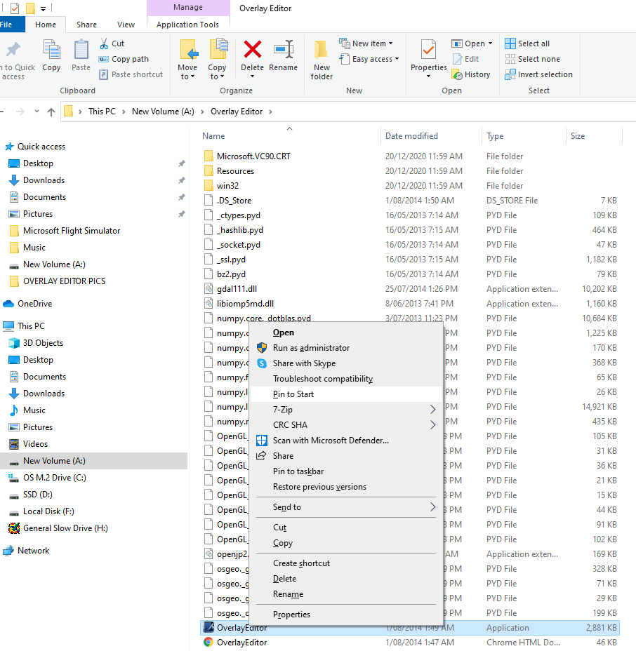 Overlay Editor Shortcut