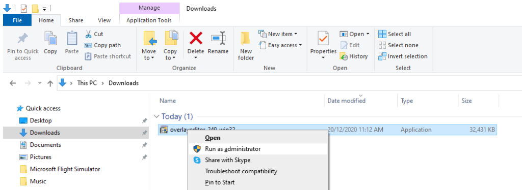 Overlay editor install 1