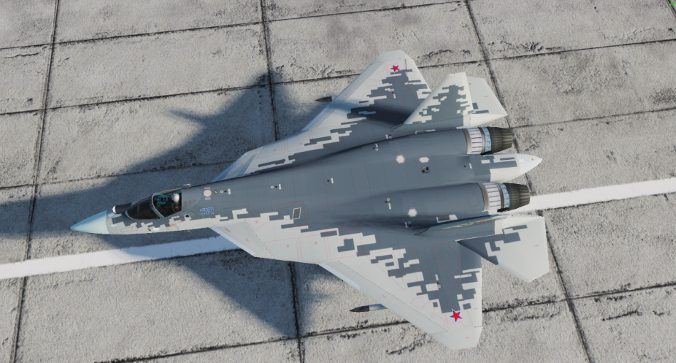 Su-57 Pak FA DCS World Freeware Module Runway