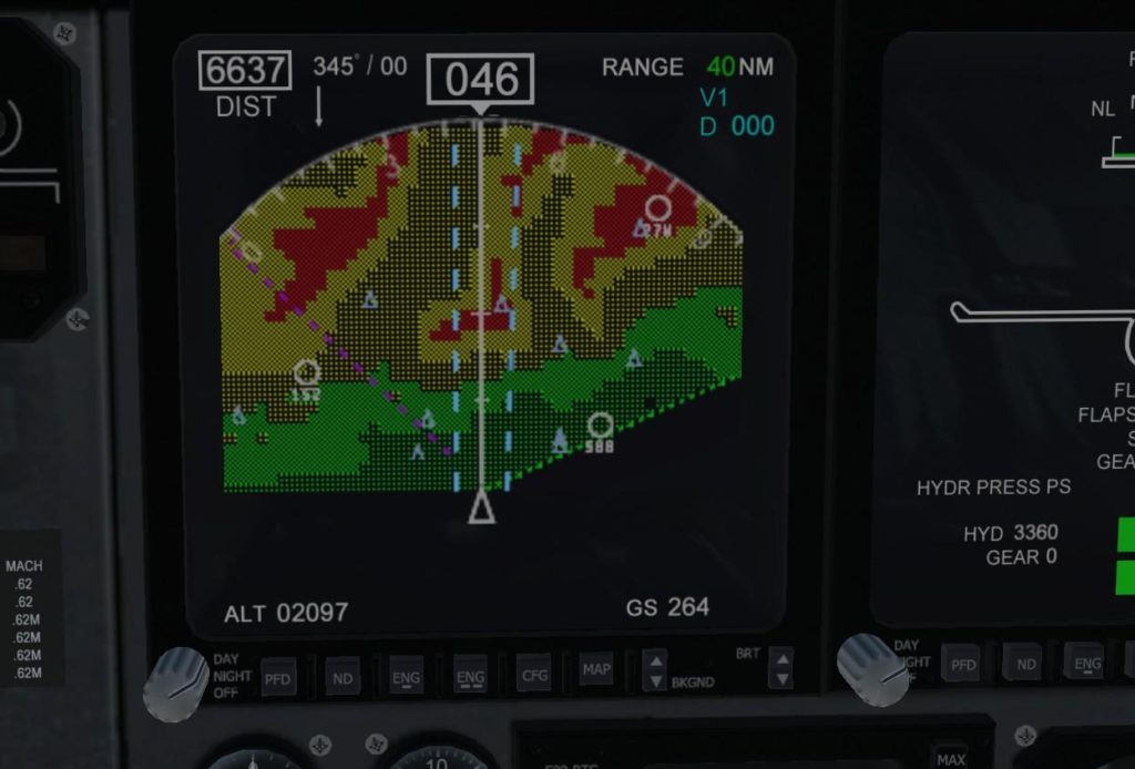 Terrain radar + Vertical Situation Display 1.24.1