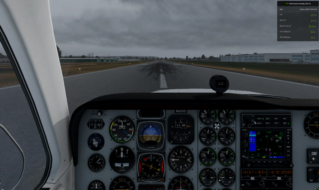 X plane 11 Performance Overcast preset 5