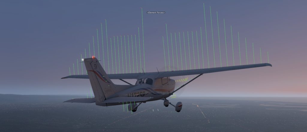 X Plane 11 Physics Display