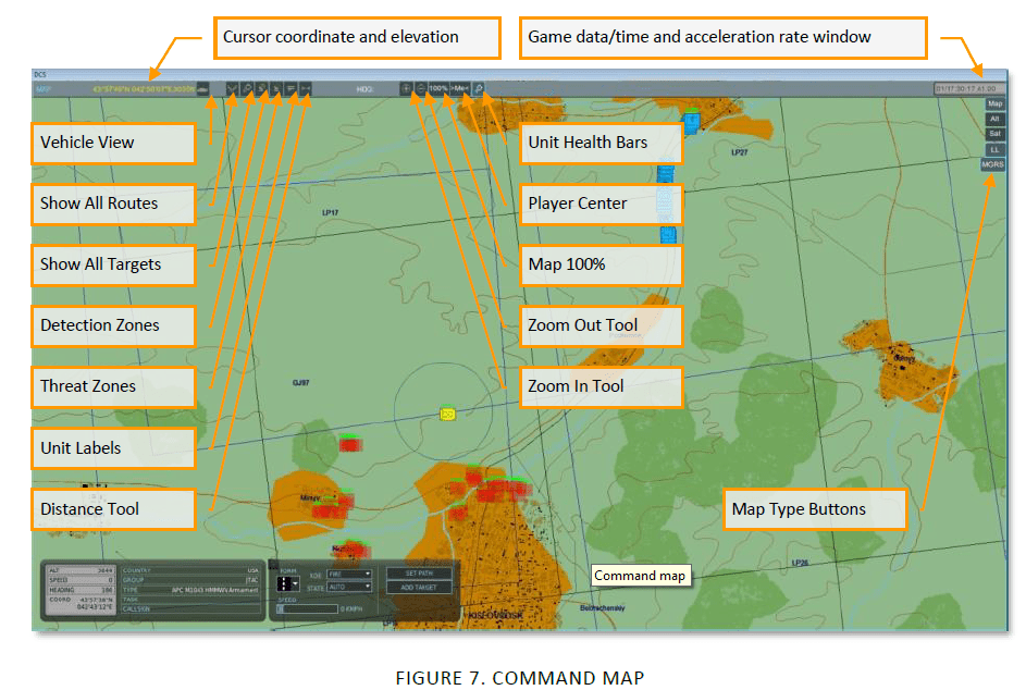 Combined Arms Command Map ICONS Vehicle Status