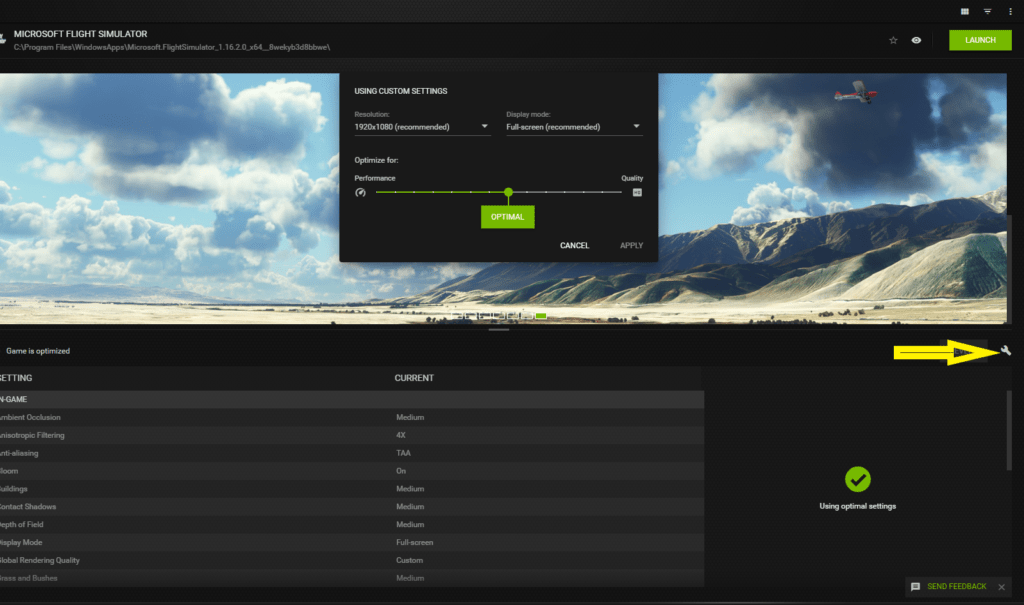 MSFS 2020 Nvidia Optimized OPTIMAL - Copy