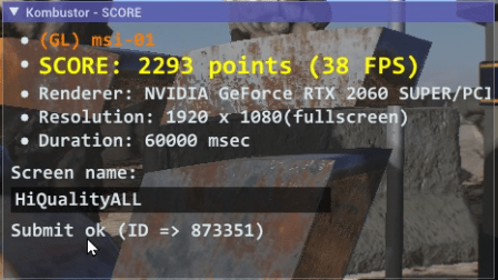 Nvidia Control Panel High Quality Advanced Settings Results