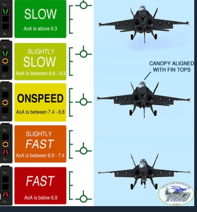 AOA Landing Ques for LSO