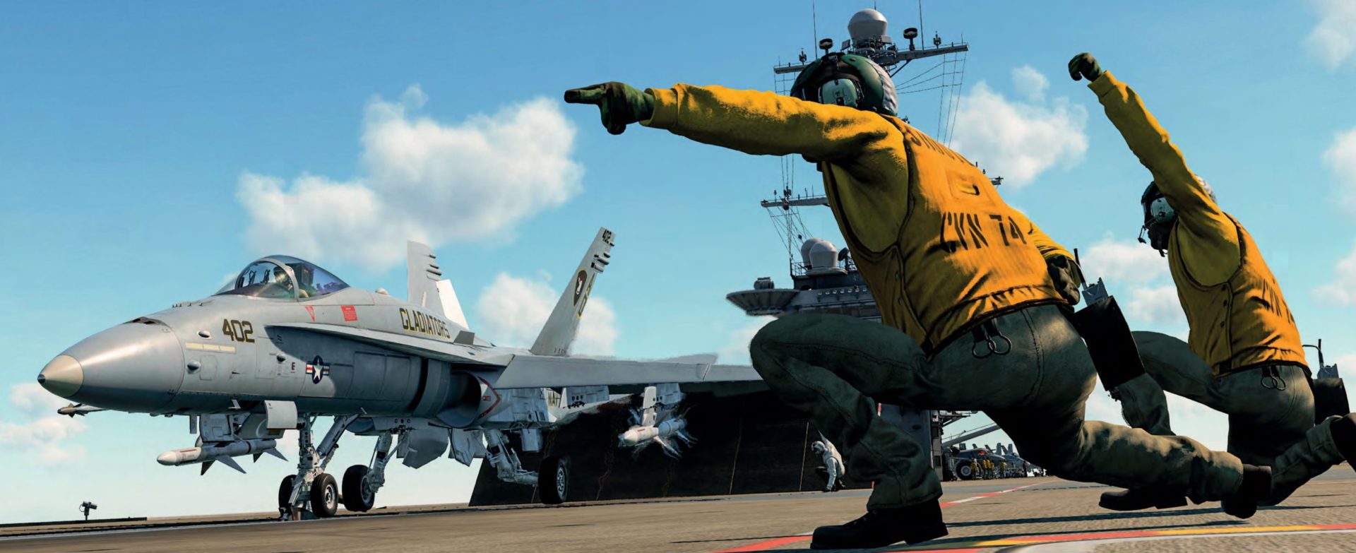 DCS World Super Carriers Animated Crew Cropped