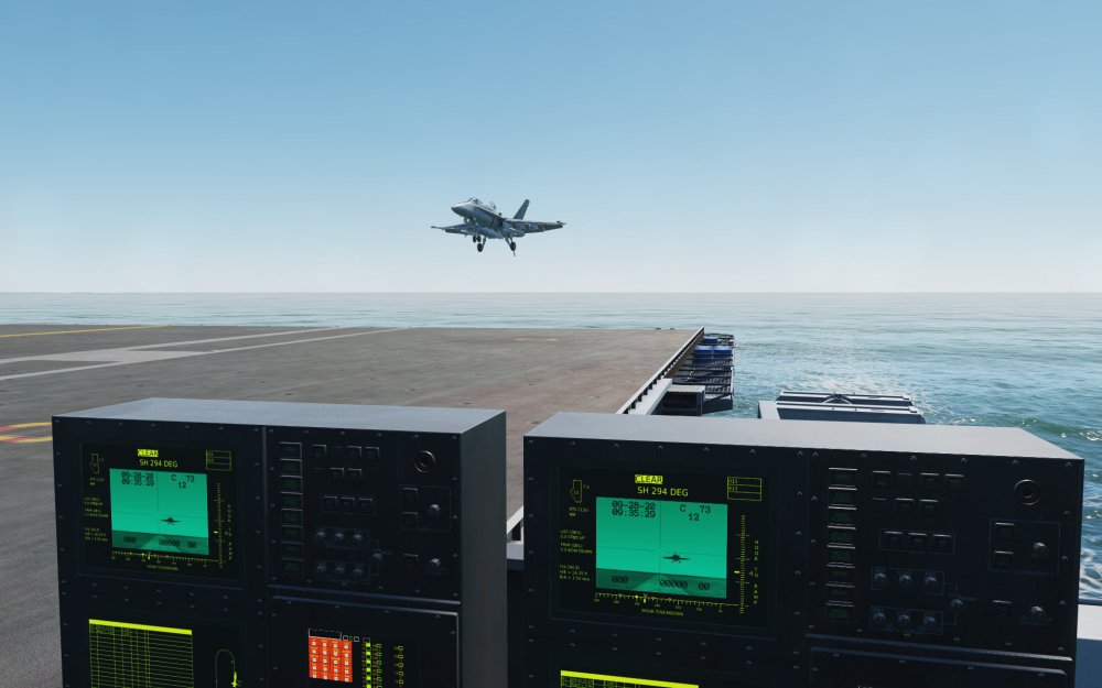 LSO Stattion DCS World Super Carrier