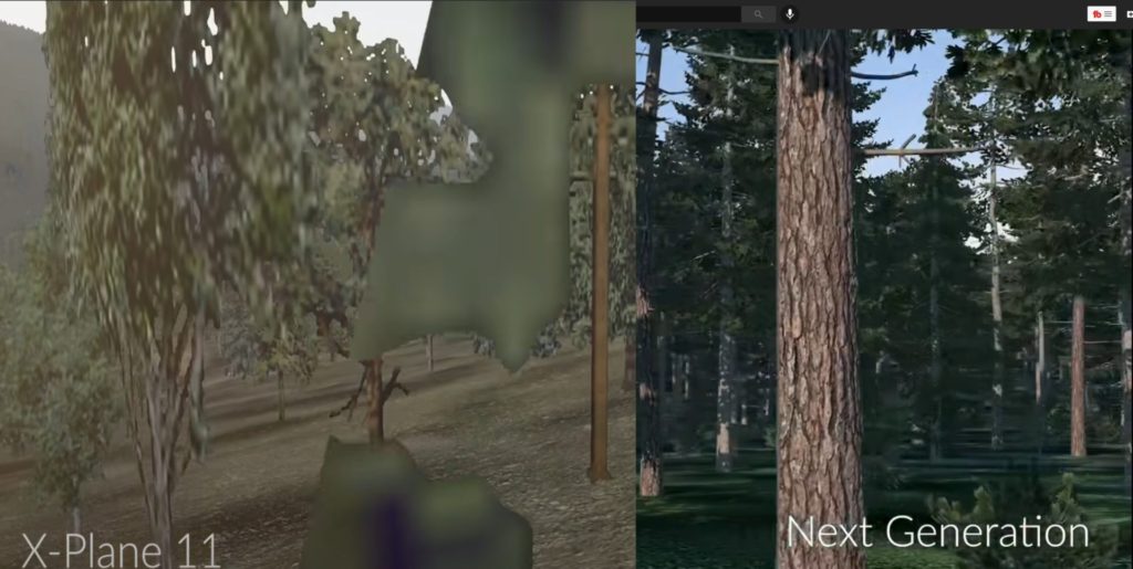Trees Next Generation Vs X Plane 11