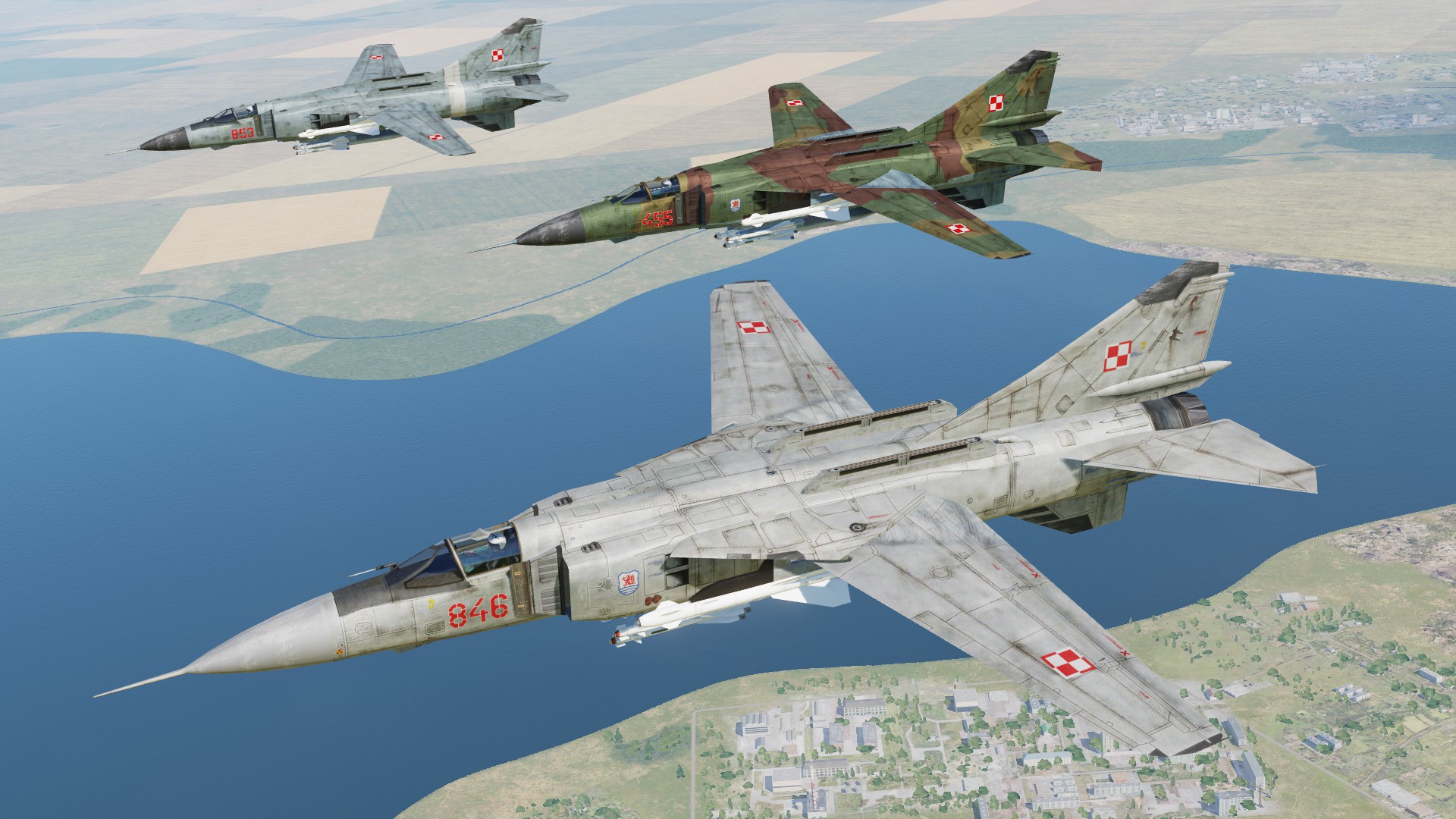 Formation Mig-23 Floggers