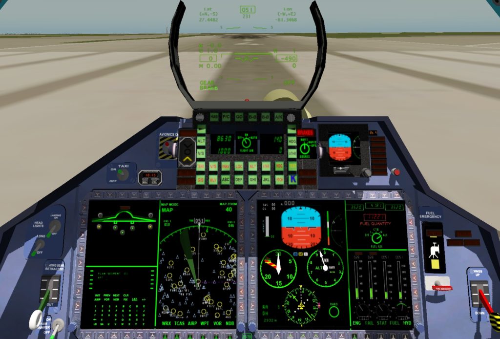 SU-57 Mod Cockpit Turned On