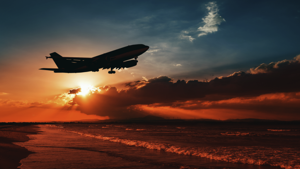 X Plane 11 wallpaper Sunset