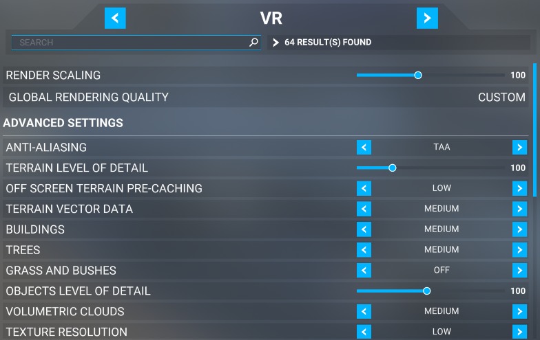 MSFS 2020 Graphics Settings