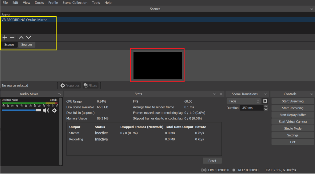 OBS Recording Settings 1080p 60fps
