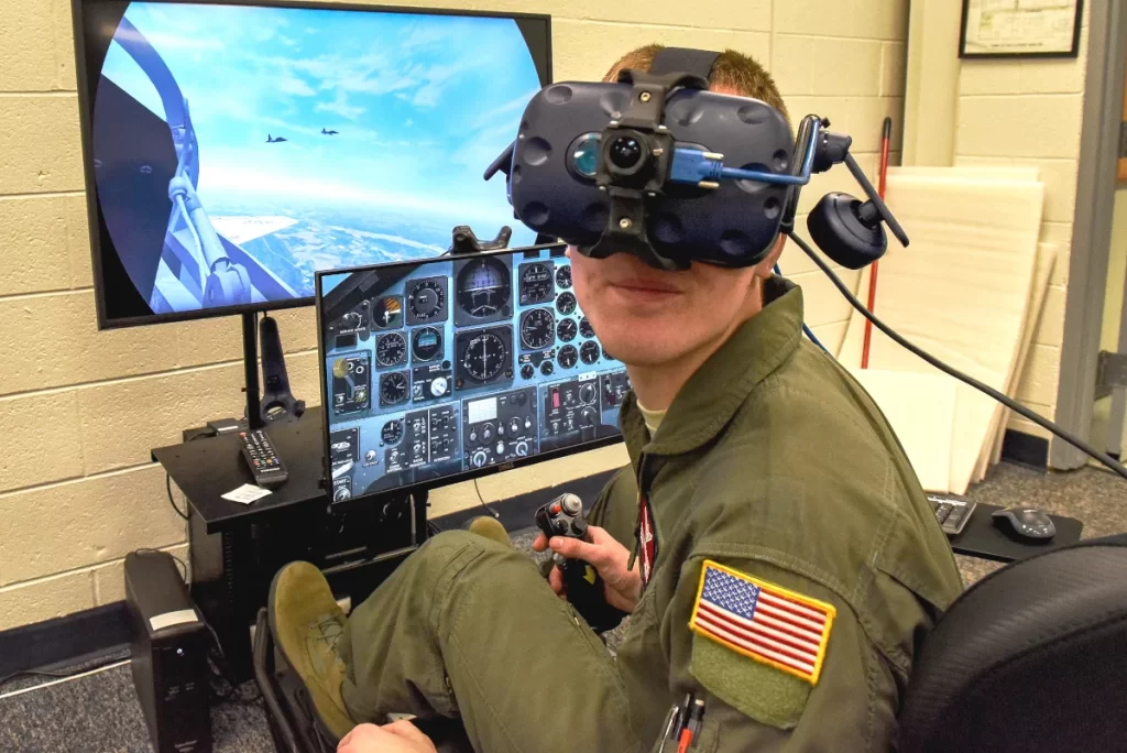 Military DCS Flying in VR
